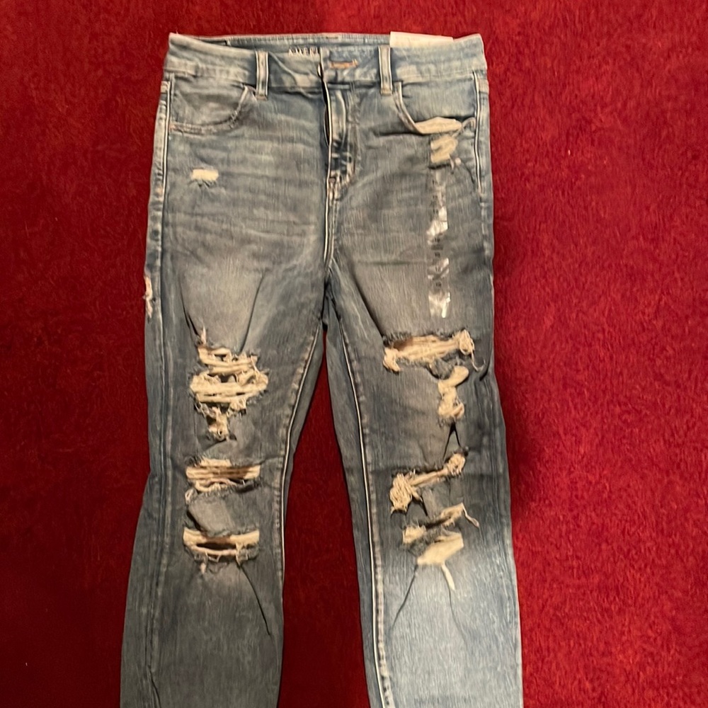 NEW W/ Tags American Eagle NEXT LEVEL STRETCH Curvy HI-Rise Jegging Size 10 30W